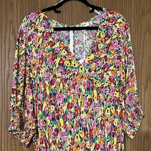 RIXO x Target floral maxi dress